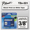 Brother P-Touch® Label Maker TZ Laminated Tape Cartridge 0.38" x 26.2' - White - Brand New