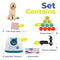 PAWSITO AUTOMATIC DOG BALL LAUNCHER FOR MEDIUM AND SMALL DOGS - WHITE - Like New