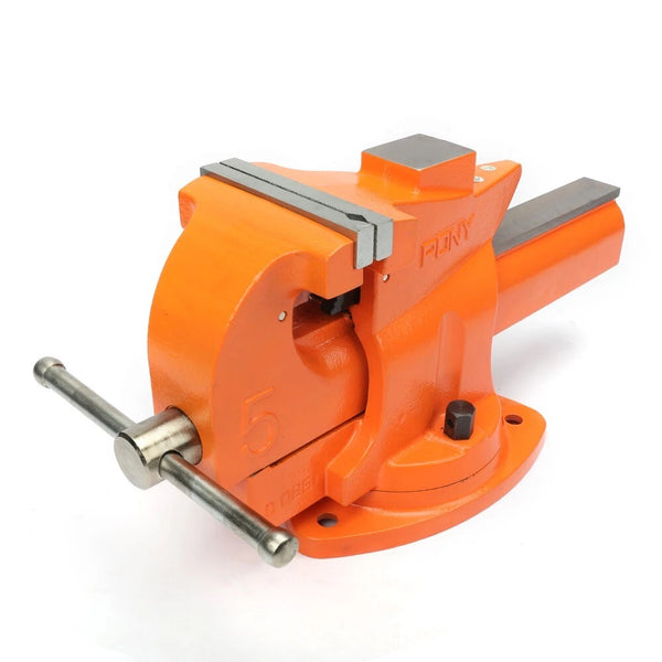 PONY JORGENSEN 1 PONY JORGENSEN 30105 HEAVY DUTY BENCH 5-INCH QUICK VISE ORANGE - Like New