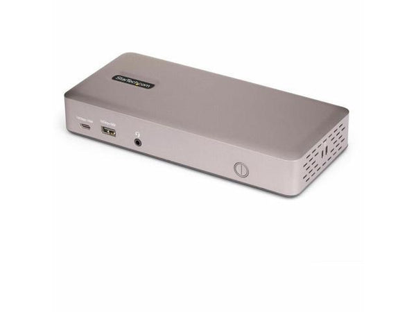 STARTECH TRIPLE-MONITOR USB4 DOCKING STATION 4K 60HZ HDMI DISPLAYPORT - SILVER - Like New