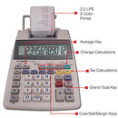 Sharp EL-1750V Two-Color Portable Printing Calculator - Gray - Like New