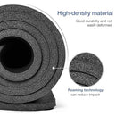 Gruper Thick Yoga Mat Non Slip Large Size 72" L x 32" W x 0.6" TH - Black - Like New