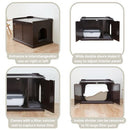Trixie XL Furniture Litter Box Enclosure (Espresso Brown) B071VDZQWM - NEW - Brand New