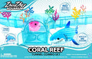 ZHUZHU AQUARIUM CORAL REEF TUNNEL PLAYSET W/ FISH INCLUDED - BLUE - Like New