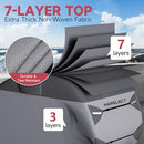 NARELECT TEARDROP TRAVEL TRAILER COVER FITS 8'-10' TRAILERS - GRAY - Like New