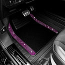 Valleycomfy Bling Car Mats Floor Mats Sparkly Glitter Carpet Purple Diamond - Brand New