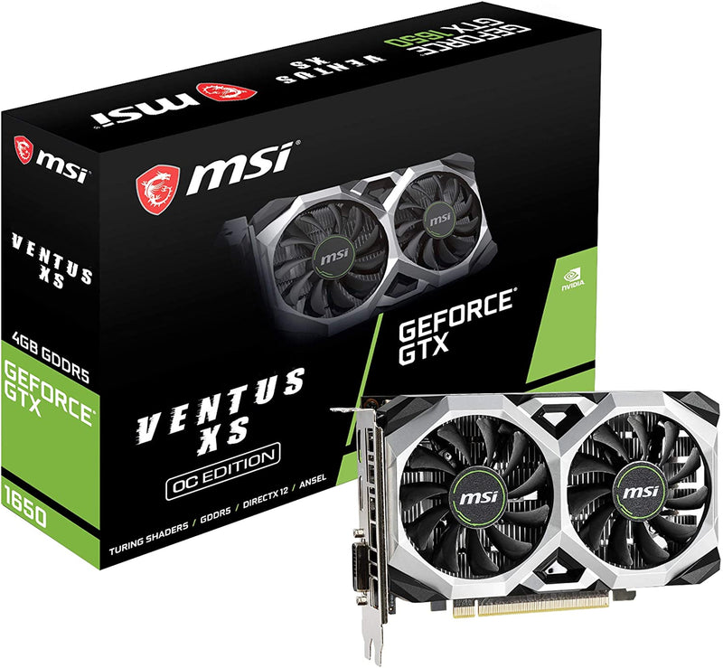 MSI G1650VXS4C Gaming GeForce GTX 1650 128 Bit OC GTX 1650 Ventus XS 4G OC - Brand New