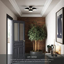 Nathan James Argo Semi Mount Flush Ceiling Light 3-Lights Modern Retro - Brass - Brand New