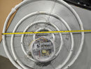 GENERIC 4 RING MODERN LED PENDANT CHANDELIER WITH REMOTE - WHITE - Like New