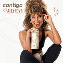 CONTIGO X ALLY LOVE STREETERVILLE STAINLESS STEEL TUMBLER, 24OZ, LICORICE - Brand New