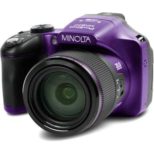 Minolta Pro Shot 20MP Digital Camera – 67x Optical Zoom, Full 1080p HD Video - Like New