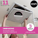 SIMPLY FILTERS SIMPLY 10X10X1 AIR FILTER MERV 11 MPR 1000 6 PACK - WHITE - Brand New