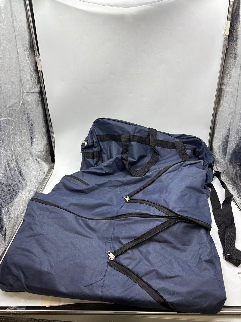CLOUD NINE ROUNDTRIP 40" EXPANDABLE ROLLING WHEELED DUFFLE BAG SPINNER - NAVY - Brand New