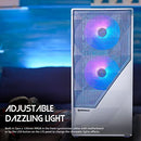 Raidmax Meshian X902 PC Case Mid-Tower Gaming PC Case - White - Brand New