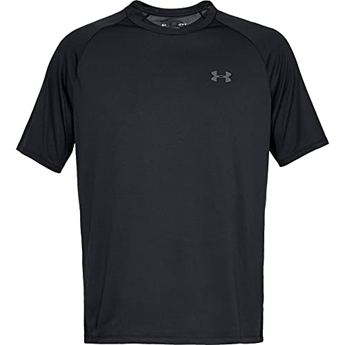 Under Armour Men's Tech 2.0 V-Neck Short-Sleeve T-Shirt Black/Graphite S - Brand New