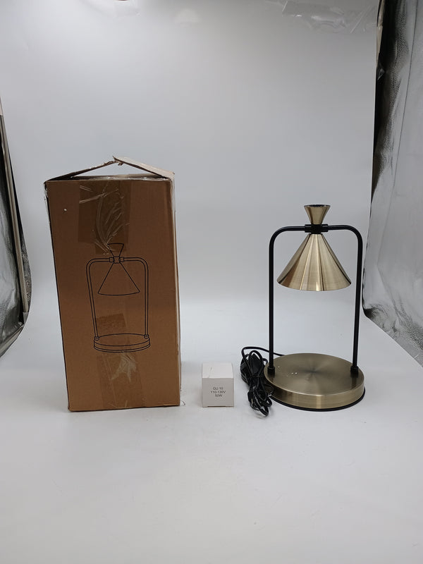 PRIDCIER CANDLE WARMER LAMPS, DIMMABLE CANDLE LAMP 2 BULBS - LIGHT GOLD / BRONZE - Like New