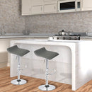 ELECWISH SET OF 2 BAR STOOLS OW002 - GRAY - Like New