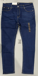 BLU ROCK MEN'S JEANS FLEX, 4-WAY STRETCH - SIZE: MEN 36X32 - DARK WASH - Brand New