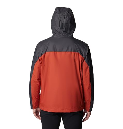 1960612 COLUMBIA Men's Tunnel Falls Interchange Jacket Warp Red Shark XL - Like New