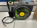 AOKIA RETRACTABLE GARDEN HOSE REEL 100 FT X 1/2"  GARDEN HOSE - BLACK HOSE - Like New
