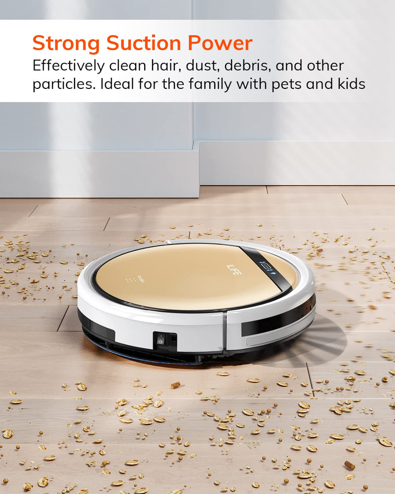 ILIFE V5s Plus Robot Vacuum and Mop Combo - Gold - Like New