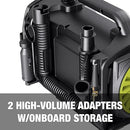 Auto Joe Hybrid 12-Volt/110-Volt AC Tire Inflator ATJ-AIR1-HYB - BLACK/GREEN - Like New