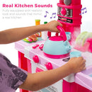Best Choice Pretend Play Kitchen Toy Set Kids Water Vapor Teapot 34 - Pink - Brand New