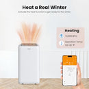 TOSOT 14,000 BTU (9,600 BTU SACC) Smart WiFi Portable Air Conditioner, White - Like New