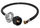 DOZYANT OZYANT PROPANE REGULATOR HOSE UNIVERSAL GRILL REGULATOR BLACK - Like New