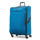 AMERICAN TOURISTER PHENOM SOFTSIDE LARGE CHECKED SPINNER SUITCASE - BLUE - Like New
