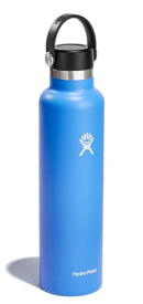 HYDRO FLASK WATER BOTTLE INSULATED STAINLESS STEEL NON SPILL 24 OZ CASCADE BLUE - Brand New