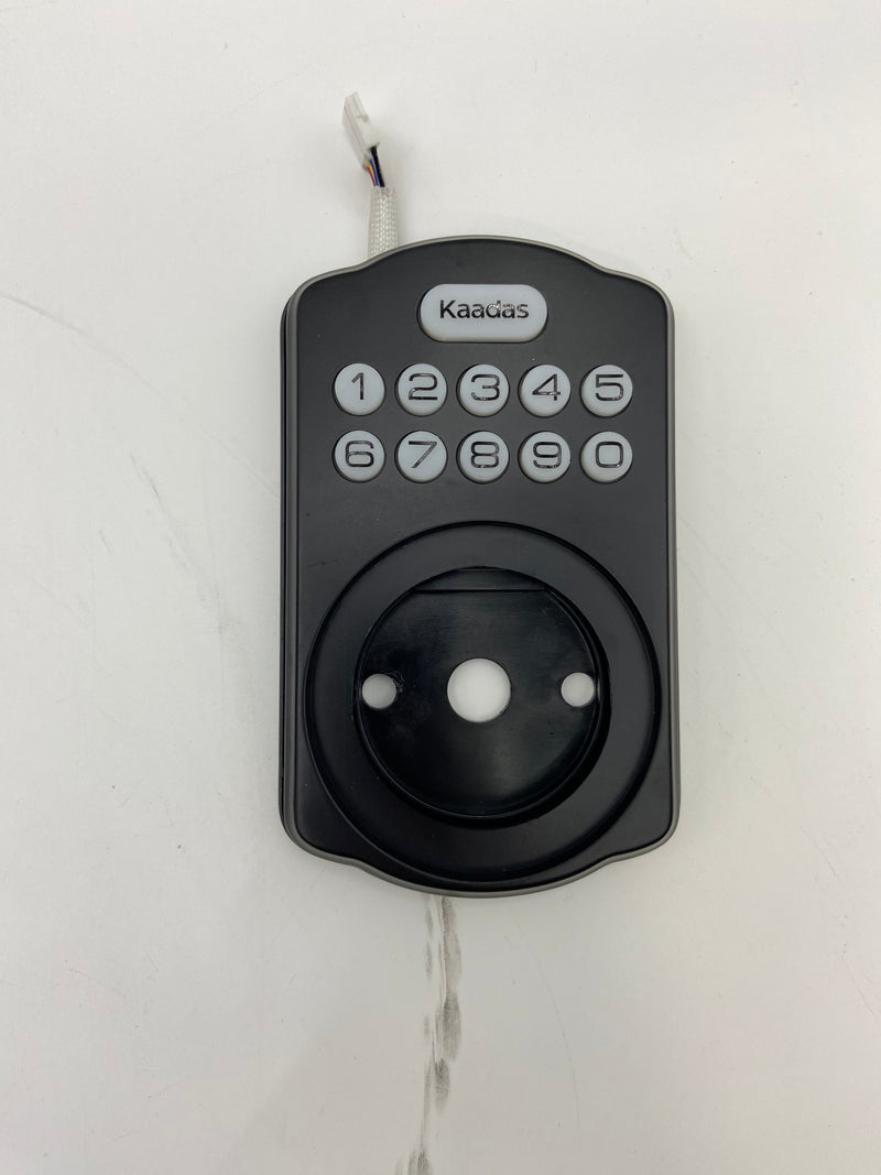 KAADAS KEYPAD TUBULAR LEVER LOCK - MATTE BLACK - Like New