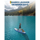 GARVEE INFLATABLE PADDLE BOARD 10'6" INFLATABLE STAND UP - BLUE/WHITE - Like New