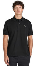Lacoste Men's Short Sleeve Classic Pique Polo Shirt Black Size XL - Brand New