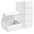 CECOBOX Gift Boxes with Lids Presents Magnetic Closure Box (White) - Brand New