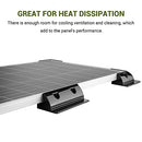 HQST ABS Plastic Corner Bracket Solar Panel Roof Drill-Free Mount - Brand New