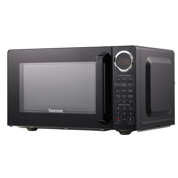 KENMORE 0.9 CU-FT MICROWAVE COUNTERTOP 900W CHILD LOCK 6 PROGRAMS - BLACK - Like New