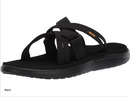 TEVA VOYA SLIDE WOMEN'S SHOES SIZE: WOMEN 7 (AU/UK W5) (EU W38) (JP W24) - BLACK - Brand New