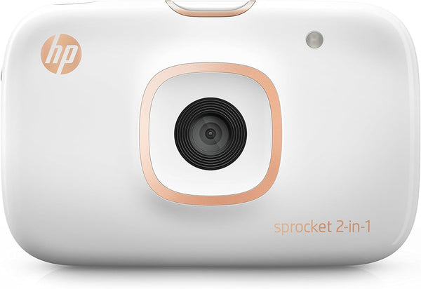 HP Sprocket 2-in-1 Portable Photo Printer & Instant Camera - - Scratch & Dent