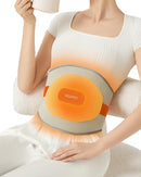 IKEEPFIT PORTABLE HEATING PAD BACK CORDLESS WEARABLE HEAT BELT MASSAGER - BEIGE - Brand New