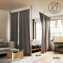 Umbra Anywhere Expandable Curtain Rod and Room Divider, Nickel - Brand New