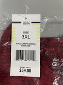 GALAXY BY HARVIC KICK START GEAR MEN'S SHORT SLEEVE CREW NECK TEE - 3XL - RED - Like New