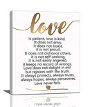 Inspirational Quote Painting Family Love Canvas Love Is Patient Canvas - Brand New