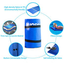 COSONE SELF-INFLATING POOL FLOATS WITH HEADREST MATTRESS LOUGE - BLUE - M - Like New