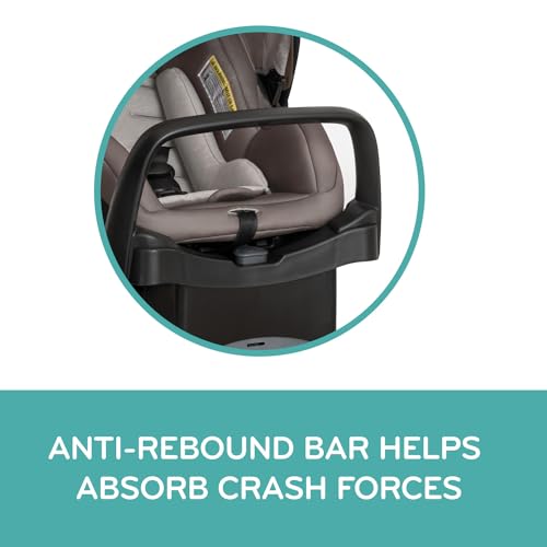 EVENFLO PIVOT MODULAR TRAVEL SYSTEM WITH LITEMAX INFANT CAR SEAT (Casual Gray) - Like New
