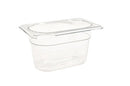 RUBBERMAID COMMERCIAL PRODUCTS COLD FOOD INSERT PAN 1/9 SIZE - CLEAR - Like New
