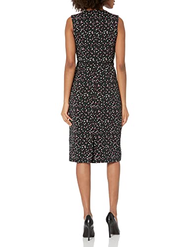 DIANE VON FURSTENBERG RENT THE RUNWAY PRE-LOVED PACE DRESS SIZE : 4 - BLACK - Like New
