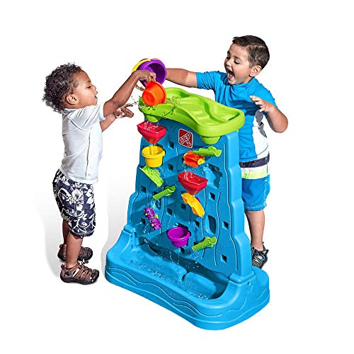 Step2 Waterfall Discovery Wall, Kids Double-Sided Water and Sand Activity - Like New