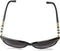 BURBERRY 4216 SUNGLASSES 30018G - FRAME BLACK/GOLD/WHITE/TAN/RED - Like New