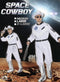 Eragoon Men's Space Cowboy Costume Cuttsey Party Costume Blue L - Like New